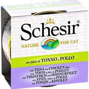 Nourriture Humide pour Chat, Thon et Poulet – Schesir